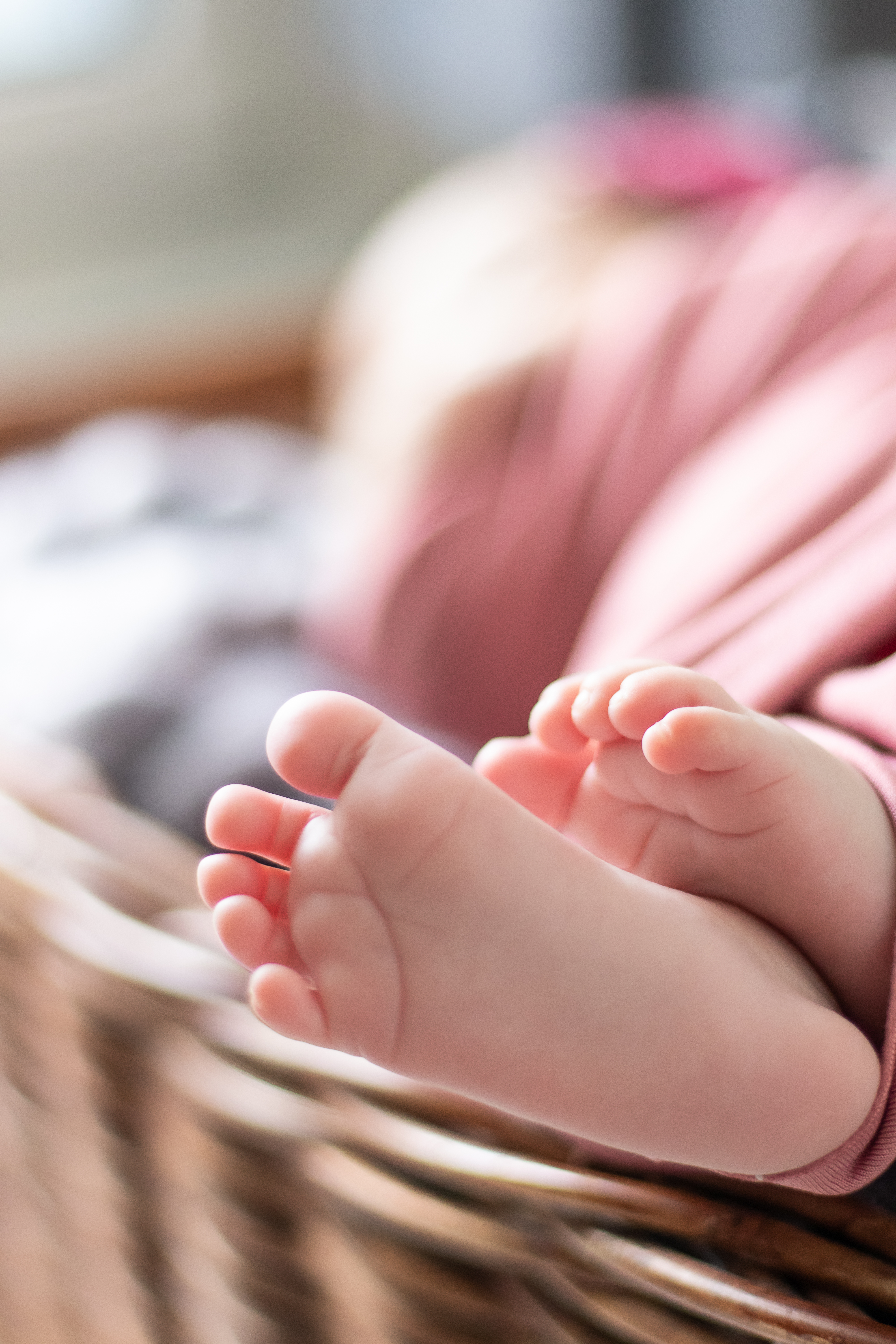 Tiny baby toes from newborn photography session