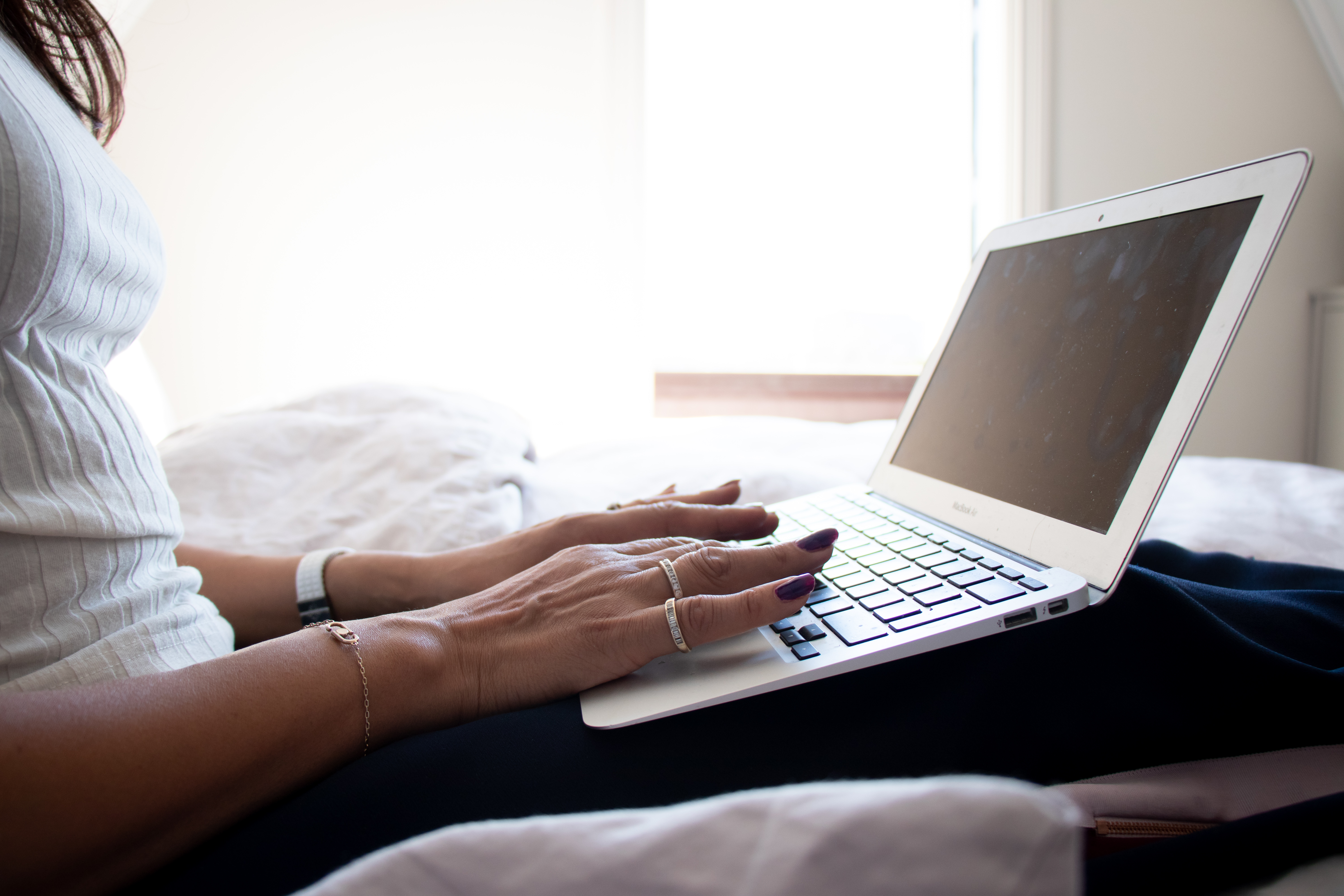 Computer, branding session by Brooke Ashlee Photography